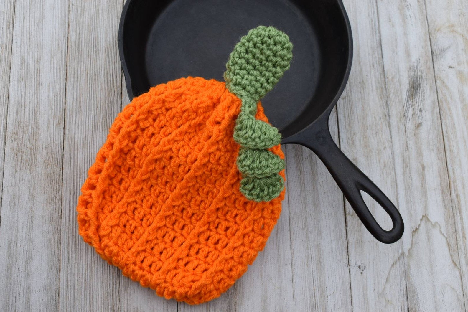 Pumpkin Hot Pad Crochet Pattern Instant Download Digital Easy Etsy