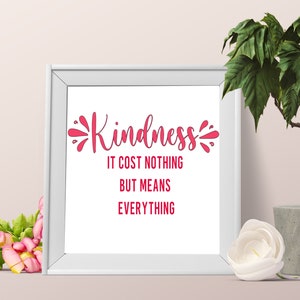 Kindness SVG, Be Kind svg, Cricut cut files, Cricut cut files