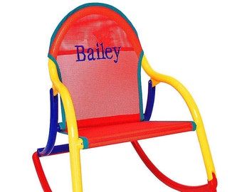 Red Rocking Chair | Etsy