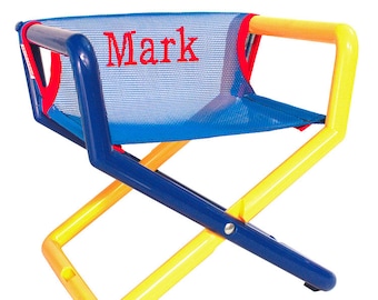 Personalized toddler director chair - Child portable - use indoors and out - USA Made