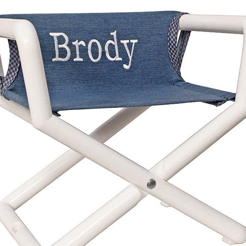 Personalized Primary Canvas Kids Director Chair Travels - Etsy