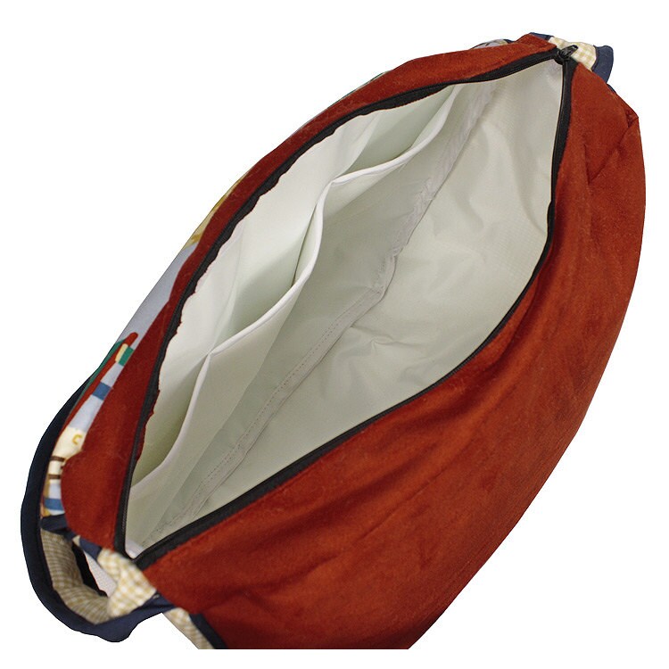 Monogrammed Messenger Diaper Bag Pebbles Sky Blue Etsy