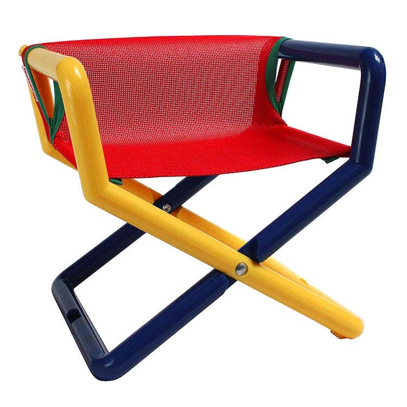 Red Mesh Personalized Kids Director Chair travels anywhere | Etsy