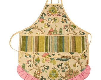 Adult Apron - Cirque Pink