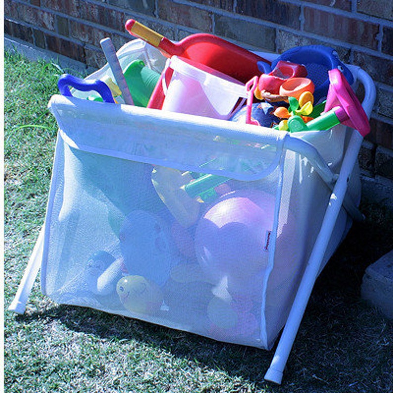 Kids Toy Box With Purple Personalizing Band Folds Portable Etsy