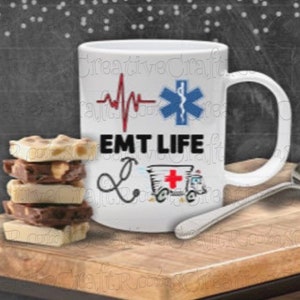 EMT Life instant download png for sublimation printing,  Emergency Medical Technician png instant download