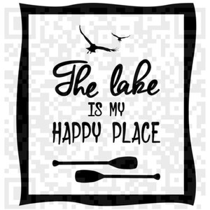 The Lake is my happy place Png, The Lake is my happy place SVG, Print and Cut File, Digital File, Jpeg, Cricut, Silhouette PNG