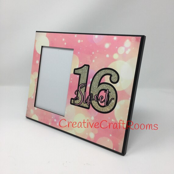 Personalized Frame Sweet 16 Photo Sixteen Personalized Frame Sweet 16 Photo Sixteen Sweet16 Picture Fame QuinceaƱera