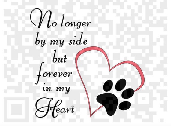 No longer by my side forever in my heart deals