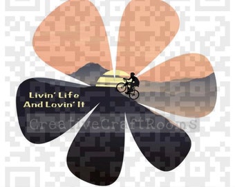 Sublimation Design download, Lovin Life und Lovin it sofortiger Download Png für Sublimationsdruck, Living life