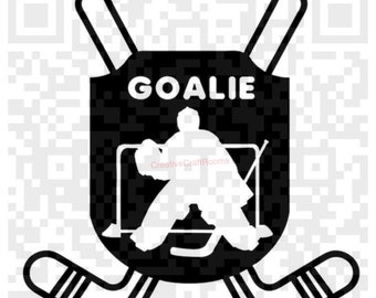 Hockey svg cutting file for cricut and png for print and cut instant download, Hockey goalie svg, Hockey player svg, Ice hockey goalie