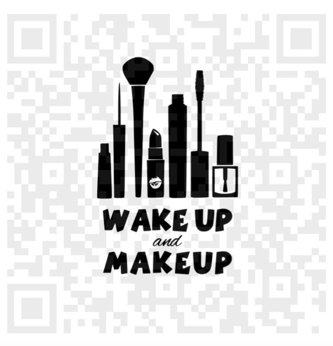Wake up and Makeup SVG Wake up and Make up Png Print and Cut - Etsy