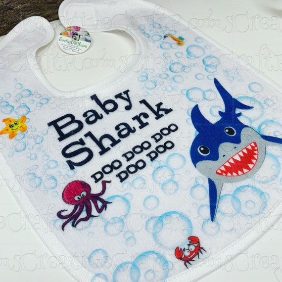 baby shark bib