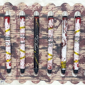 True Crime Epoxy InkJoy Pens