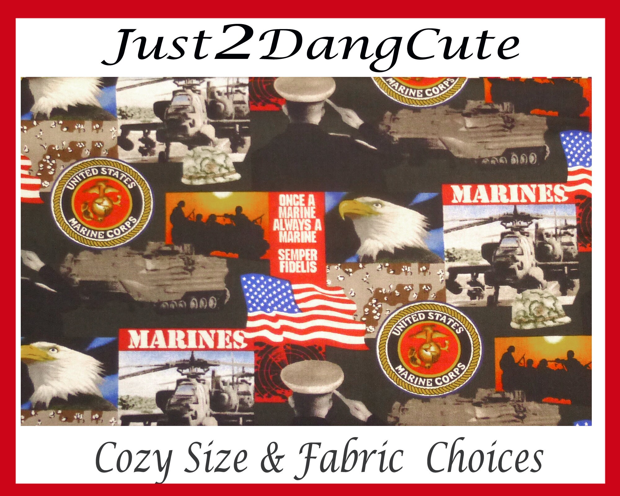 Bowl Cozy, US Marine Fabric Print Bowl Cozy, Microwave Bowl Holders, US M.....