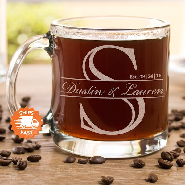 Etched Coffee Mug Etsy