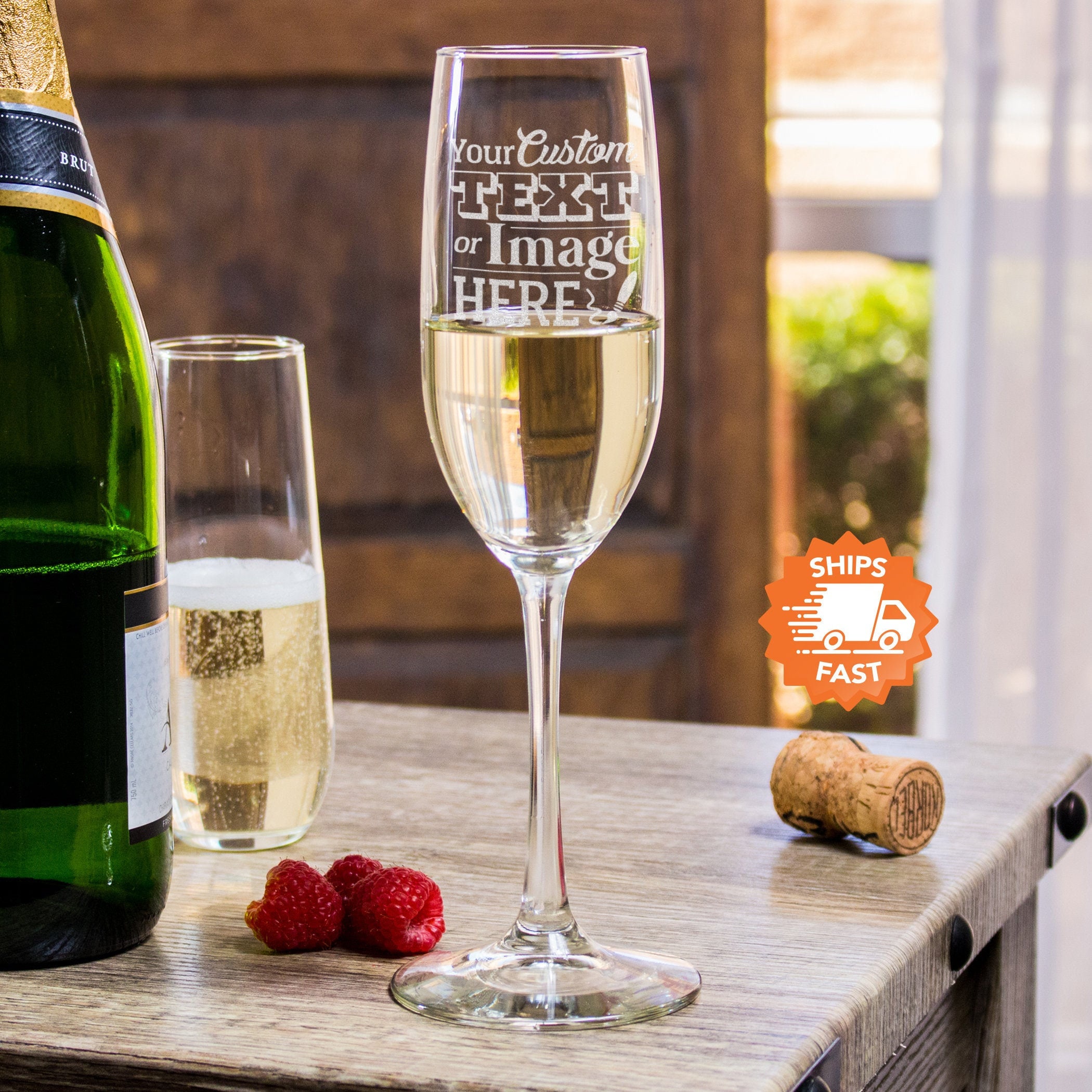 Acrylic Stemless Champagne Flute - The Grove