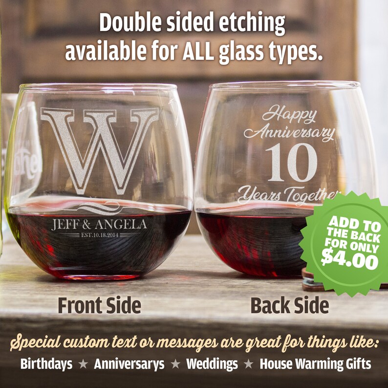 Personalized Housewarming Wine Glasses New Home Wine Gift Etsy