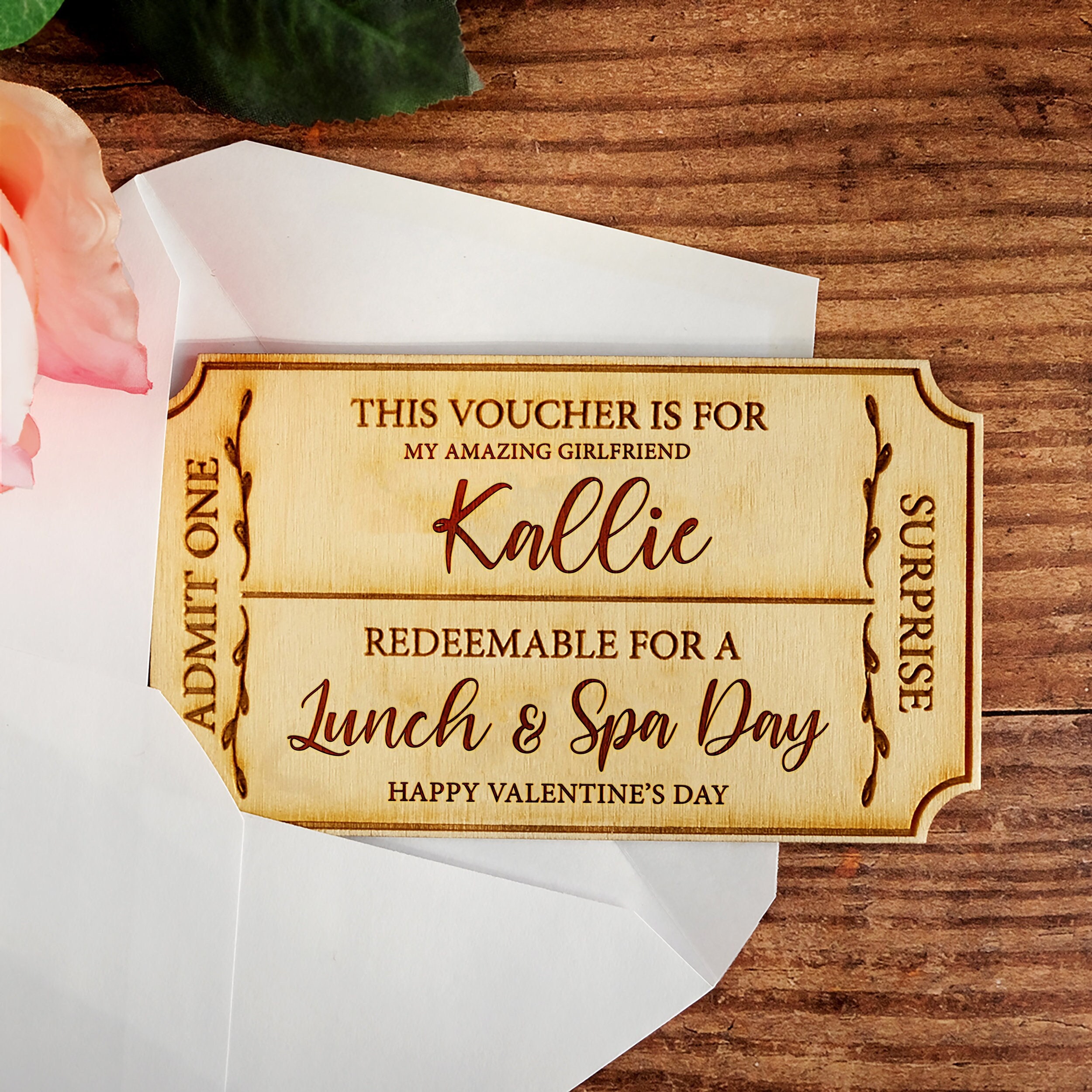 Custom Gift Voucher | for Him or Her | Create Your Own Ticket