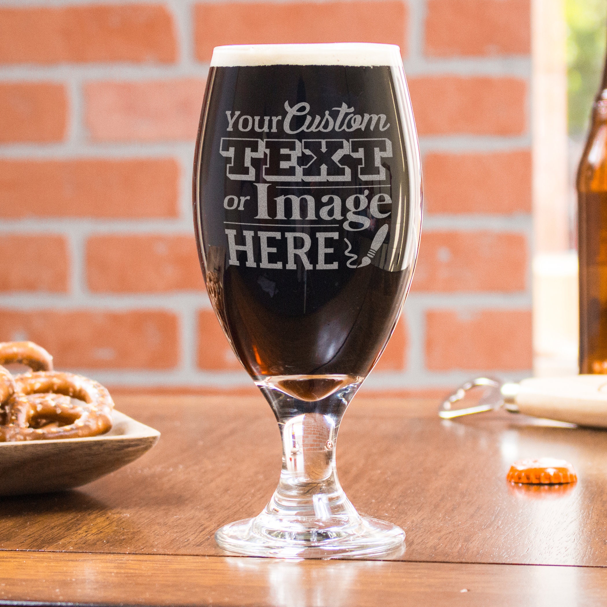 Personalized Beer Glasses for Dad Laser Etched Beer Glasses Etsy
