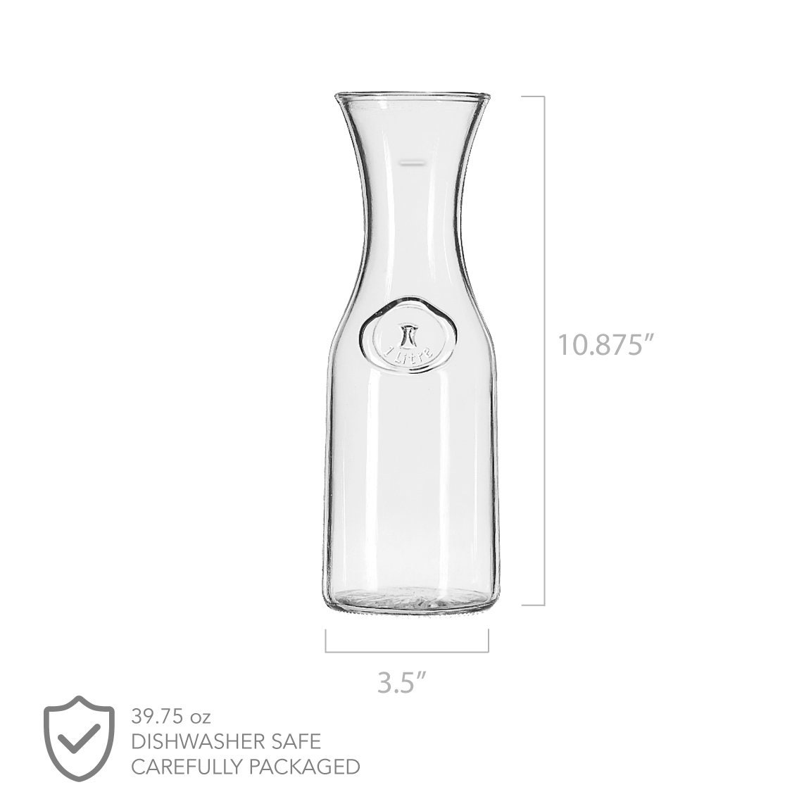 Custom Wine Carafe Add Your Text Artwork or Logo Etsy