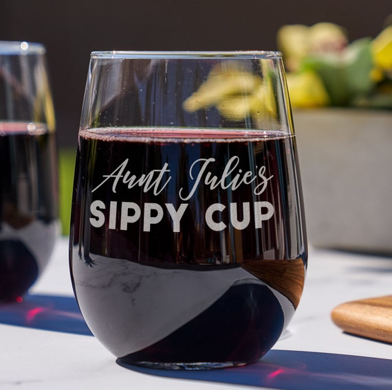 Custom Etched Stemless Wine Glass Bulk Pricing Available, for Events,  Branding, and Gifts, Add Your Text, Logo, or Artwork, Design: CUSTOM 