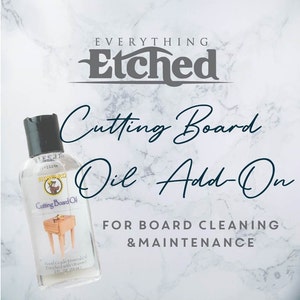 Cutting Board Oil - Add On, For Board Cleaning and Maintenance