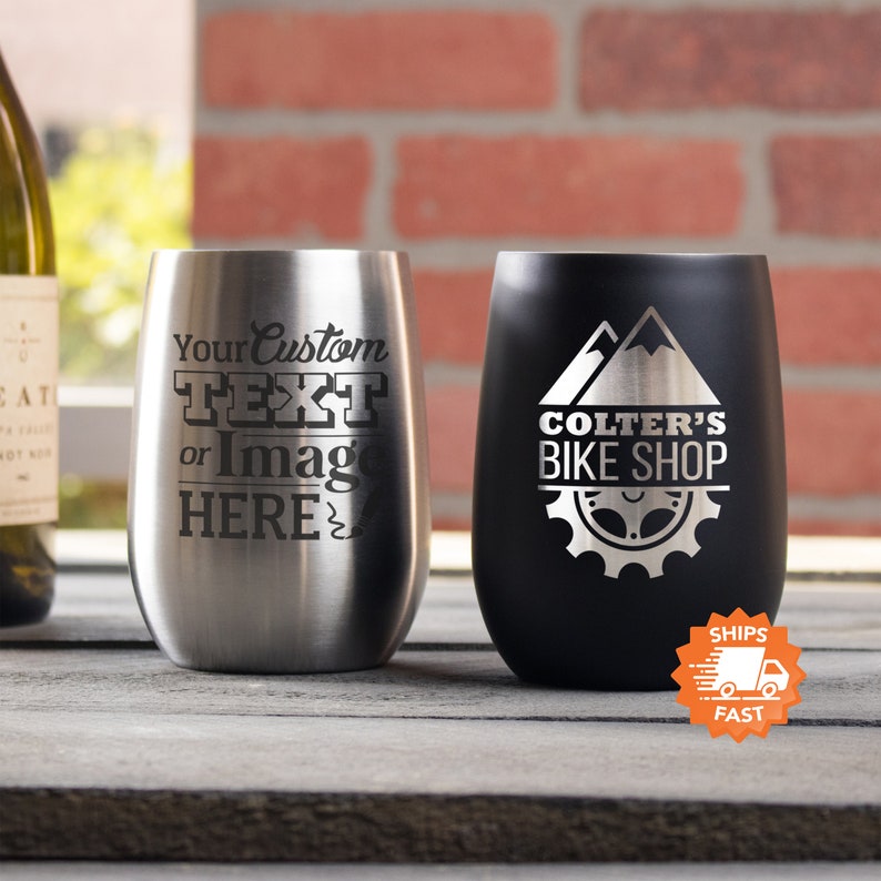 personalized yeti wine glass