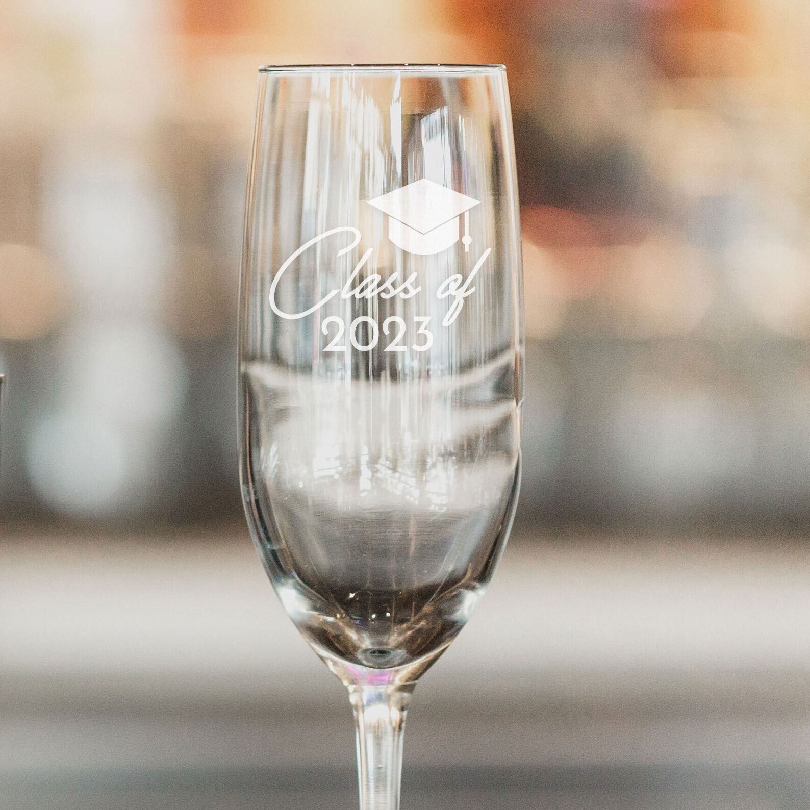 College Graduation Champagne Flute 2022 Graduate Toasting Etsy