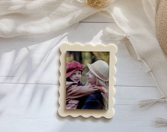 Mothers Day Gift -  Mothers Day Fridge Magnet - Personalised Mother's Day -  Photo Frame Gift for Grandparents Rectangle Shape