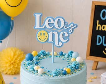 Personalised First Birthday cake topper | One Happy Dude