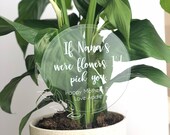 Mothers Day Gift - Personalised planter stick - Plant pot stick - Mother 39 s Day present - custom planter stick - mum pot plant - mum gift