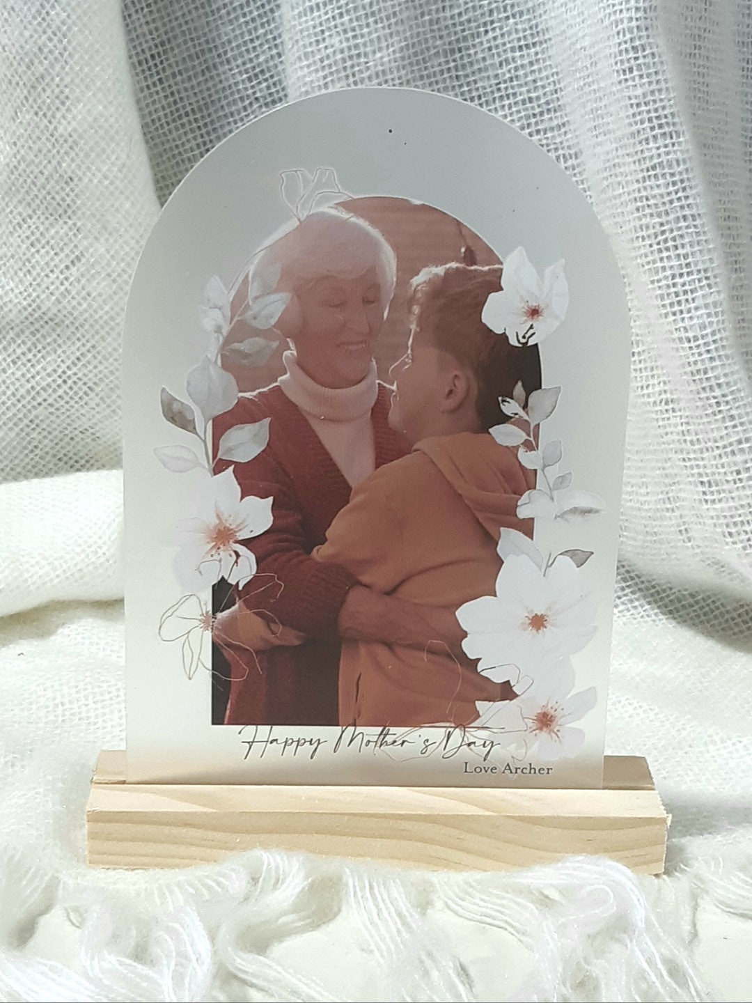 Mothers Day Gift Mothers Day Desk Plaque Photo Desk Sign Grandma's Home