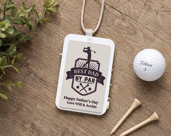 Personalised Golf Tee Holder | Father's Day Golf Gift