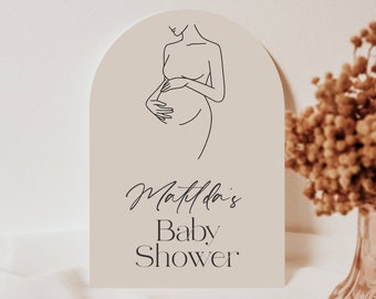 Letrero de bienvenida para baby shower / Treinta y cuarenta y 21 cumpleaños / letrero de acrílico / Tarjetas de letrero y buenos deseos / Letrero de acrílico para boda, letrero transparente