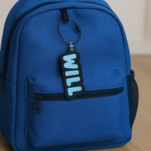 Personalised Acrylic Name Tag: Two-Layer Custom Backpack Tag