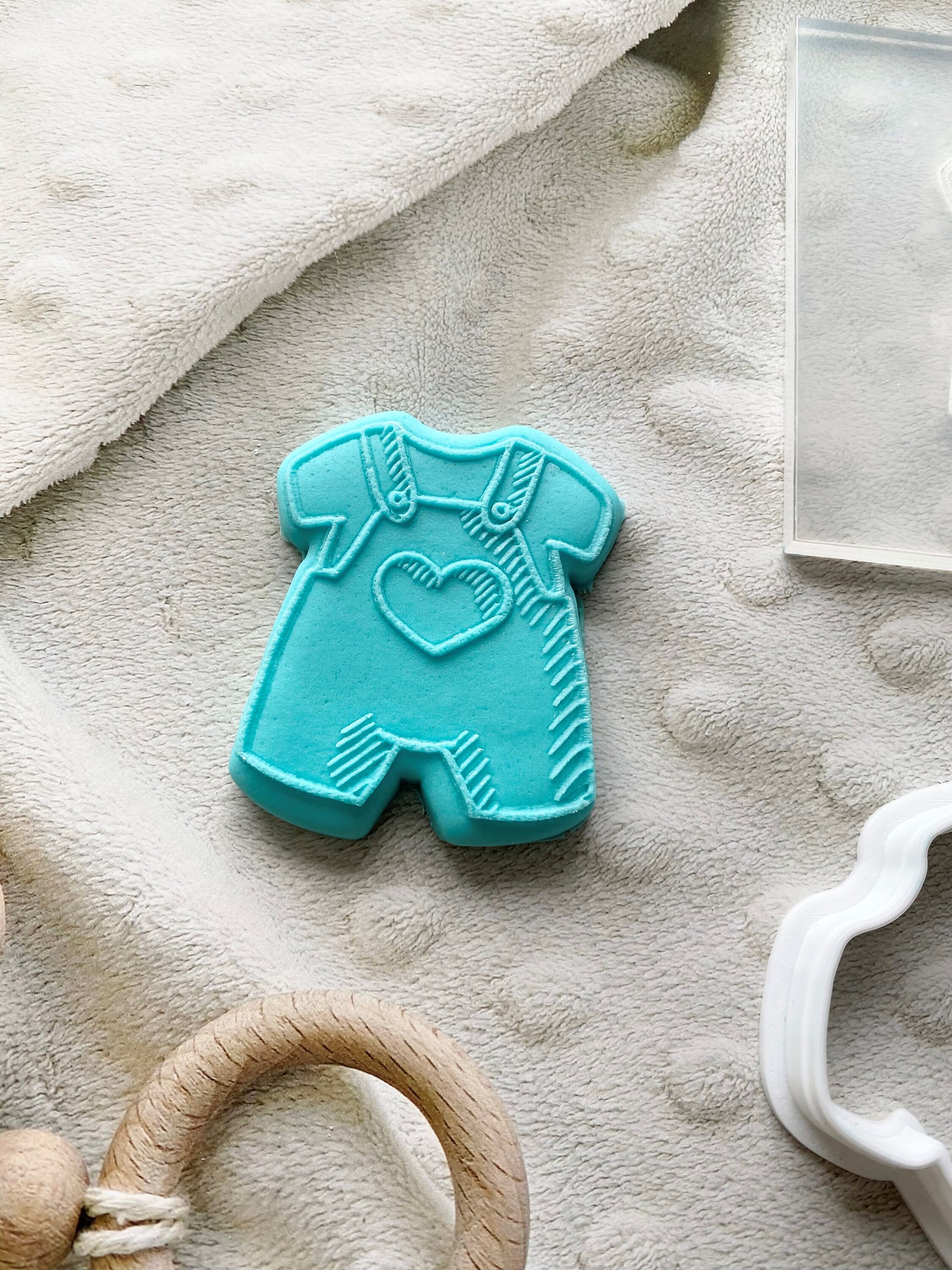 Baby Shower baby romper fondant stamp | Personalised fondant debosser | Cookie Embosser | Personalised Cookie Stamp | Nursery Newborn baby