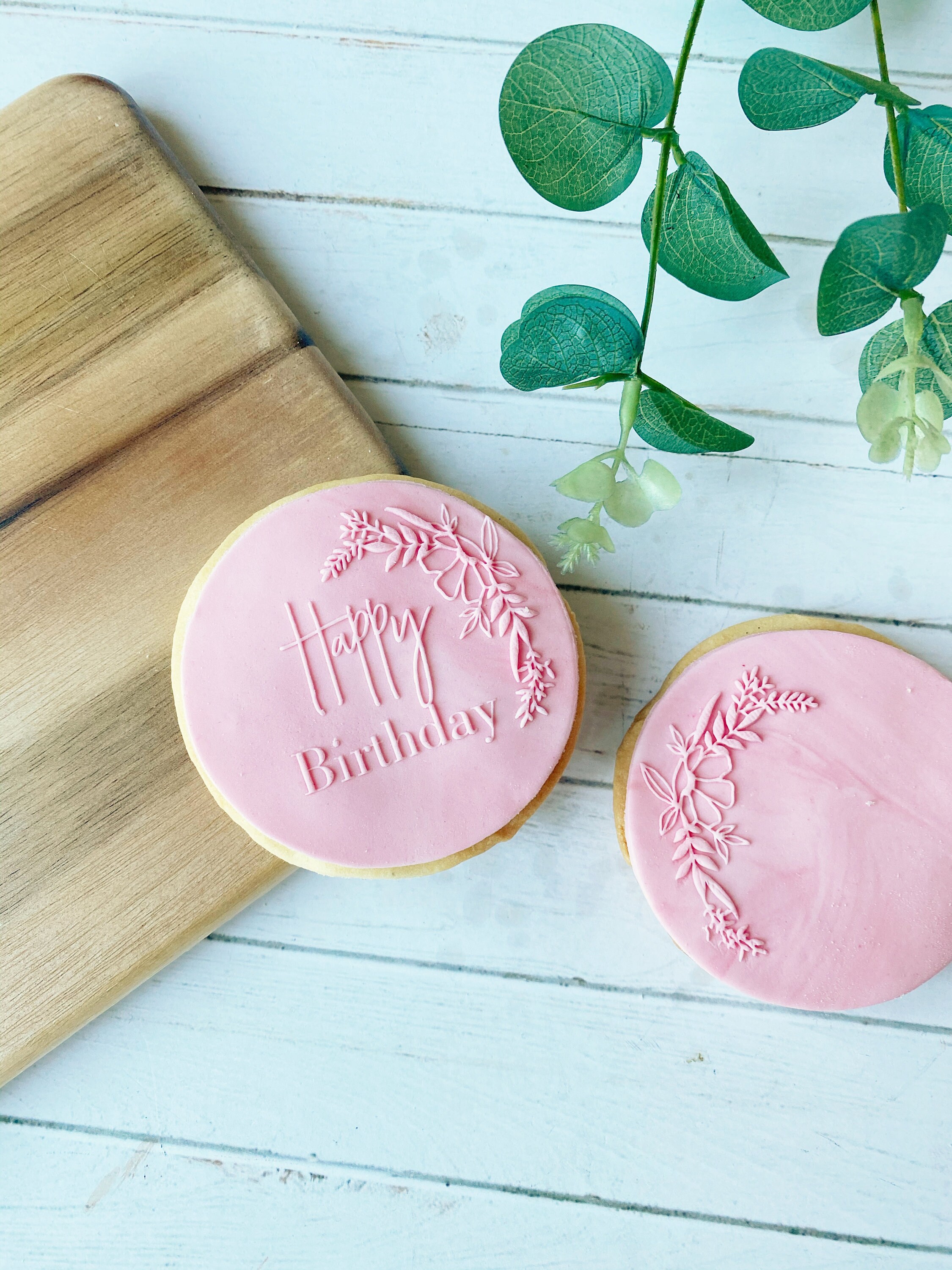 Cookie Stamp Birthday Embosser Stamp Fondant Cookie Stamp Baking