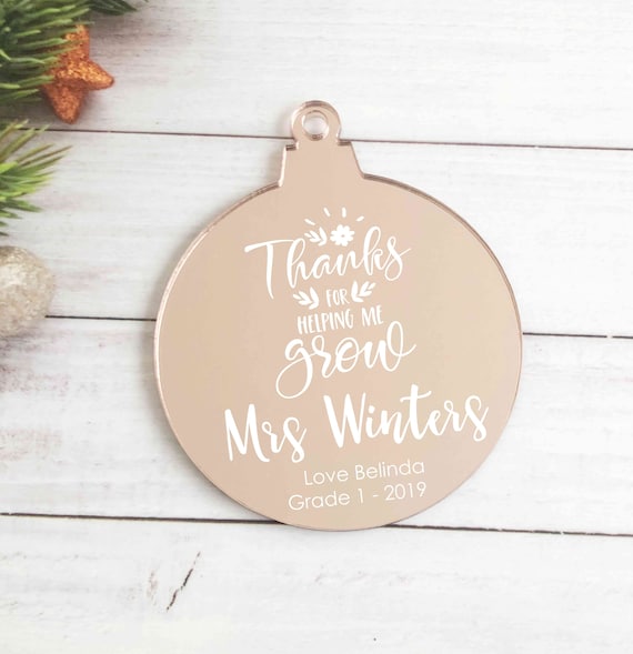 Teacher ornament discount