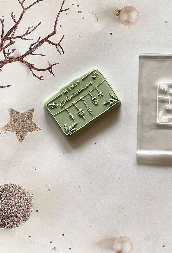 STXM05 - Merry Christmas fondant stamp | Personalised debosser |  Cookie Embosser | Personalised Cookie Stamp | First Birthday One Stamp