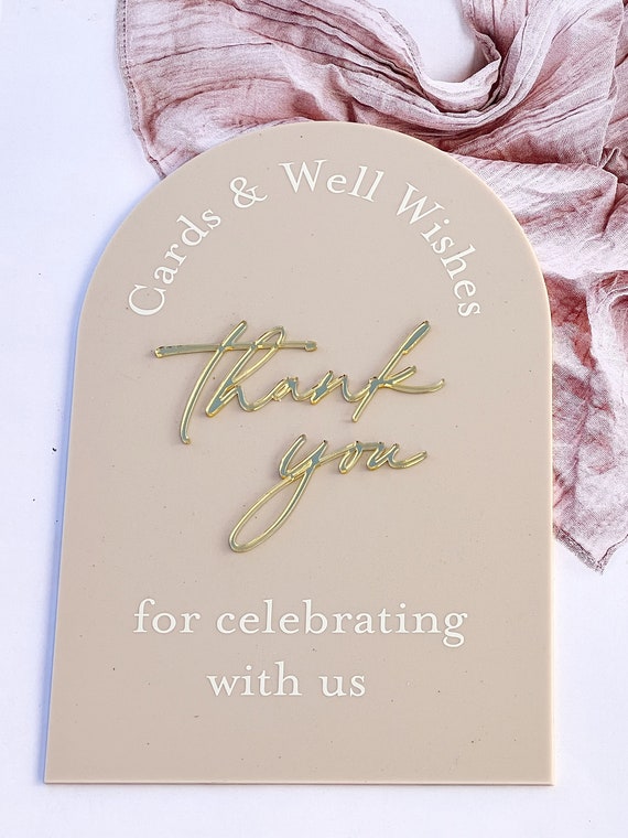 Luxe Cards & Gifts book Sign | Cards and Gifts | acrylic wedding sign | Sign Cards and Well Wishes | Wedding acrylic sign clear sign signage
