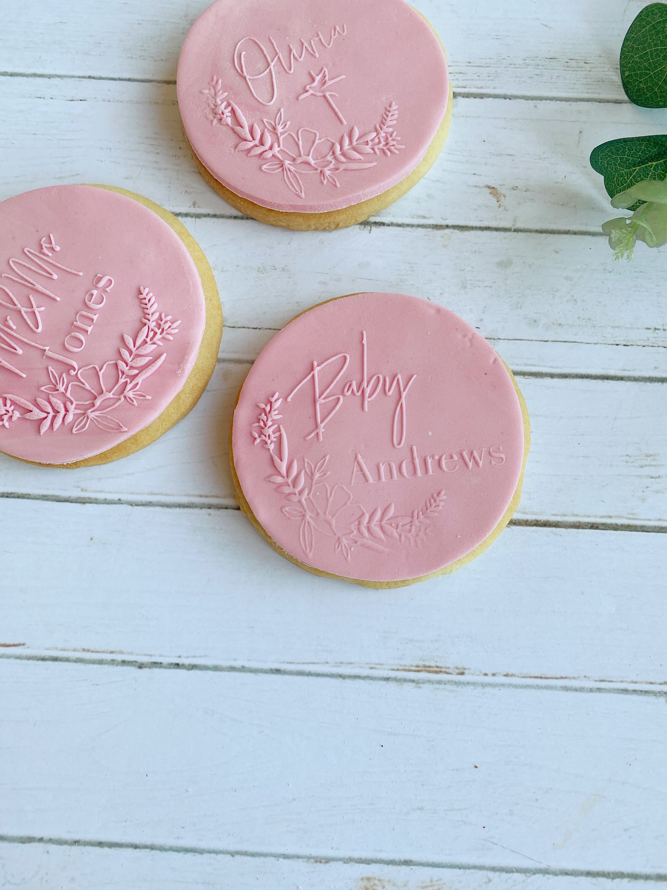 Custom Cookie Fondant Stamp Baby Shower Cookie Stamp With Etsy Australia