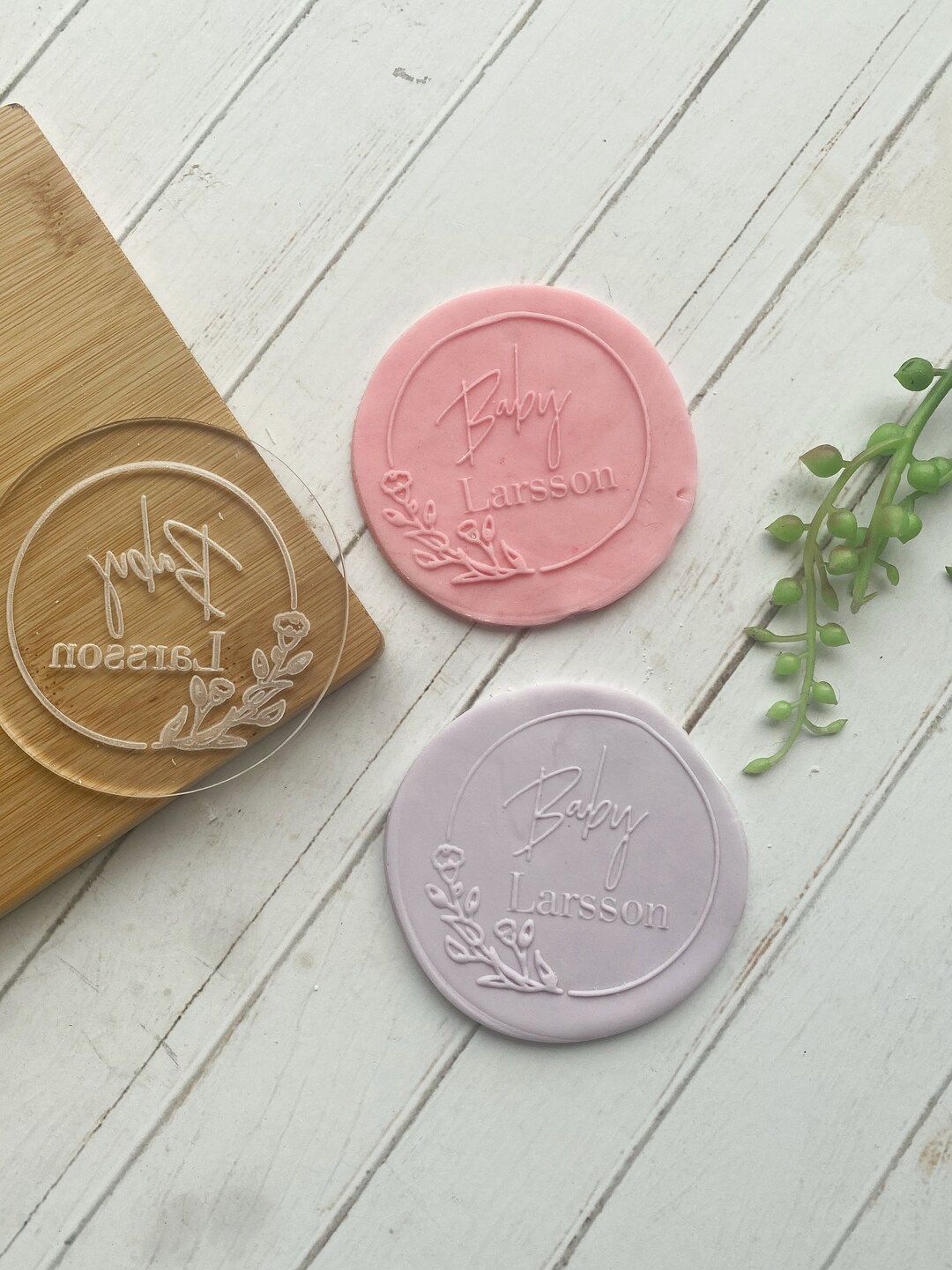 Oh Baby Custom Cookie Fondant Stamp Baby Shower Cookie Stamp With Your