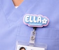Personalised Nurse Badge Reel – Custom RN Name Badge Holder – Registered Nurse ID Clip – Cute Nursing Gift  – Medical Staff Pocket Reel product logo