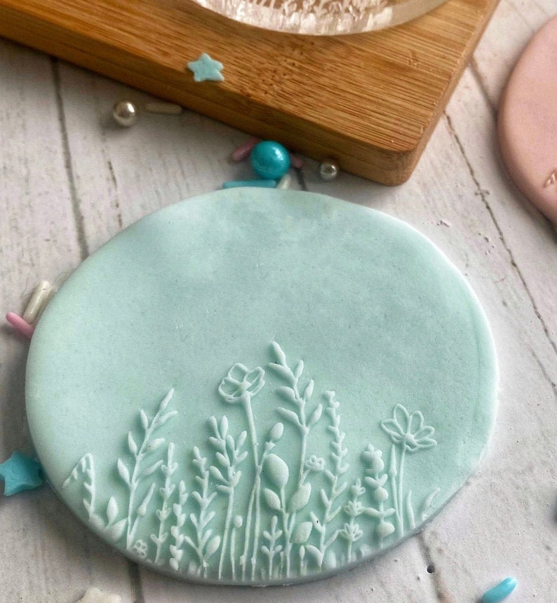 Wild flowers Fondant Embosser Cookie Stamp Hens Party Etsy