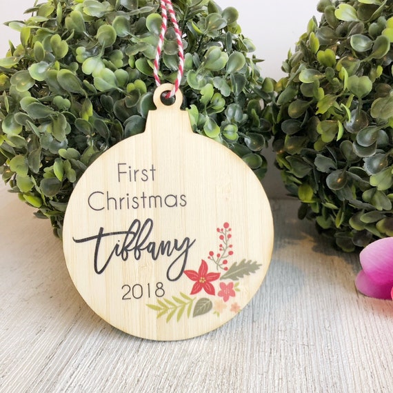 baby's first christmas bauble 2018