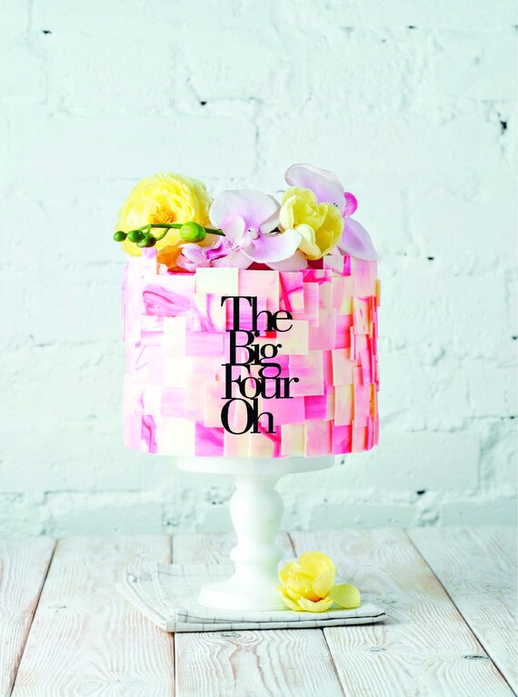 Plaque De Gateau Personnalise Fropper Gateau Topper Avant Du Etsy France