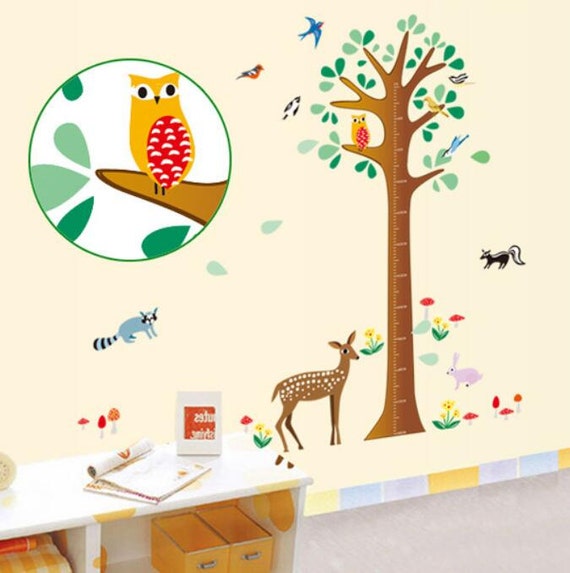 Height Chart Wall Sticker Tree