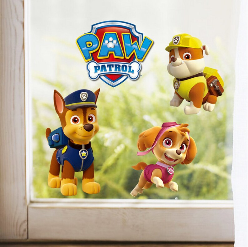 Paw Patrol Wall Decals AW1486 Etsy