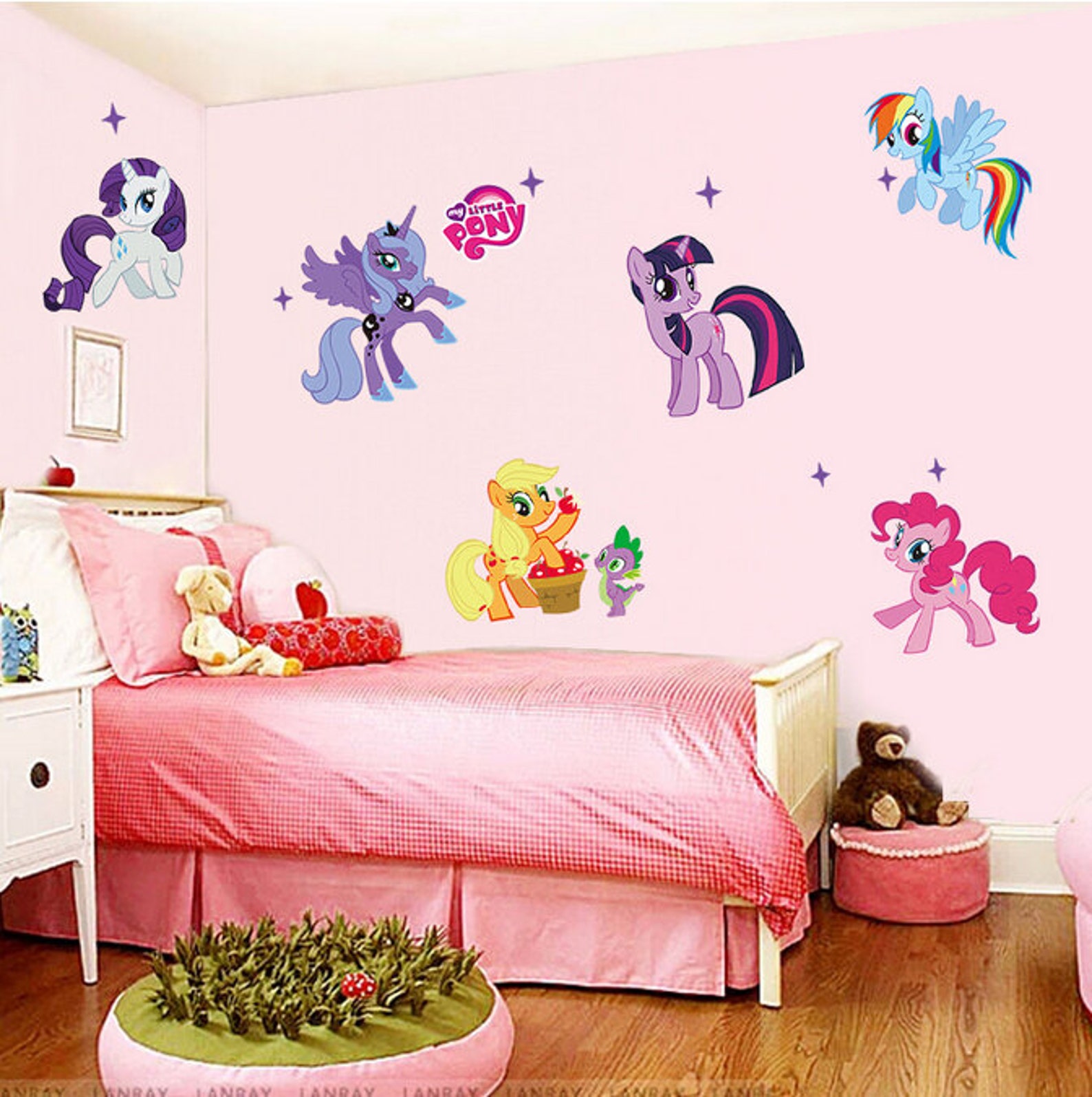My Little Pony Wall Decals AW1425 Wall Sticker Etsy